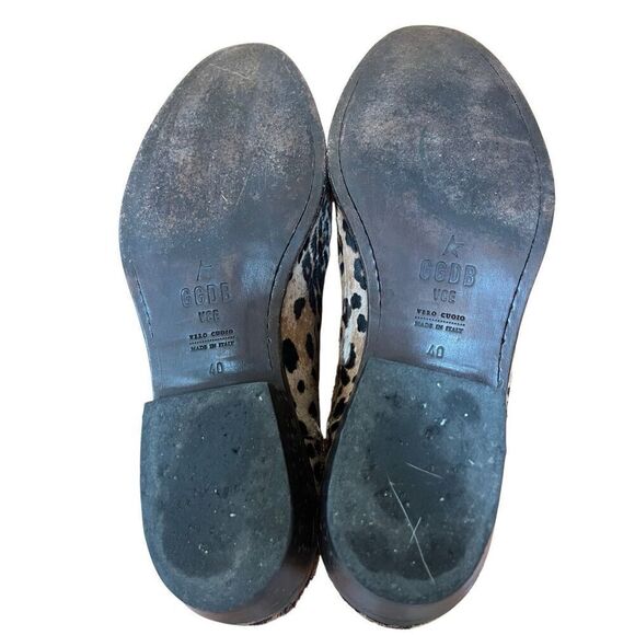 Golden Goose Viand Leopard Pony Hair Double Zip Ankle Bootie Eu 40 US 10 - Picture 5 of 15